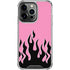 Pink Flames iPhone 16 Pro Clear Case